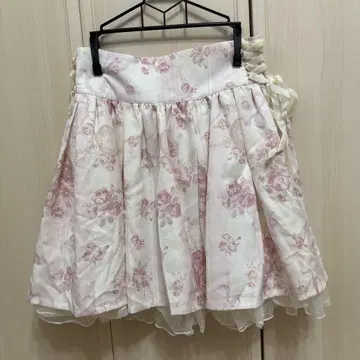 꽃무늬 플레어 스커트