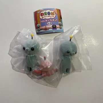 [ 3개 세트 ] 교육 방송 플로키 피규어 가챠 타마 2종, 파울