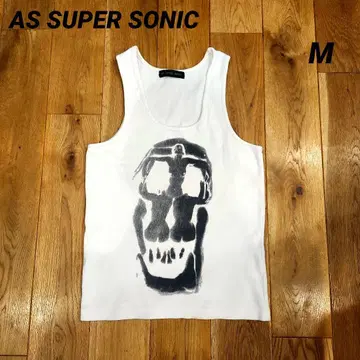 AS SUPER SONIC 탱크탑 화이트 AS 슈퍼 소닉 M