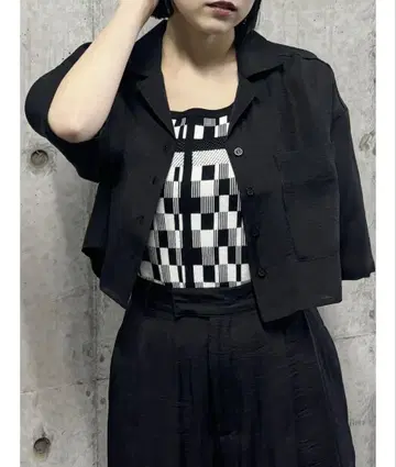 MURUA 오픈 칼라 시어 셔츠 새 제품 미사용