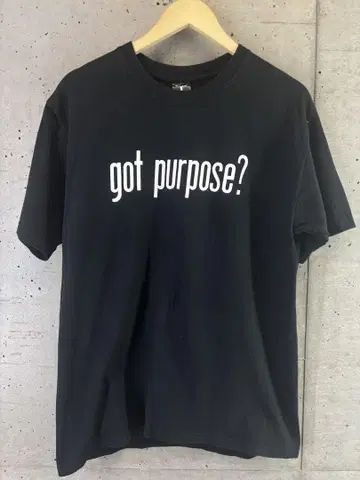 빈티지 Hanes got purpose? 반팔 티셔츠 M 패러디 티셔츠