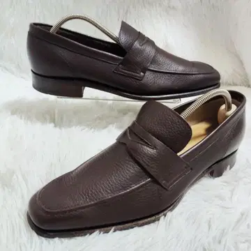 새상품급! 폴 스미스 다크 브라운 로퍼 26.5 주름 슬립온 가죽 신발