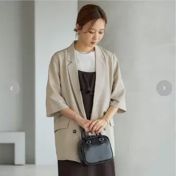 시마무라 mysa 타나카 리나 자켓 반소매 테일러드 자켓 M 사이즈
