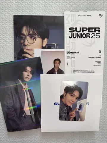 슈퍼주니어 25 포토북 버전. 동헤 세트 트레이딩 카드 포함