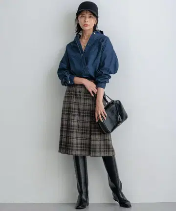 23구 데님 셔츠