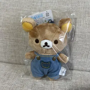 리락쿠마 데님 하우스 한정판 매달린 봉제 인형