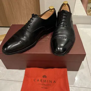 CARMINA 블랙 드레스 슈즈