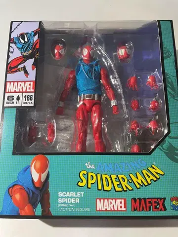 MAFEX 스칼렛 스파이더 피규어 스파이더맨