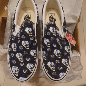 VANS 클래식 슬립온 플래시 스컬