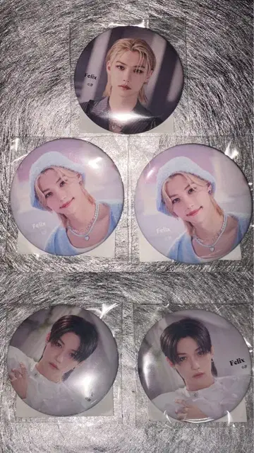 스트레이키즈 필릭스 캔 배지 5개 세트