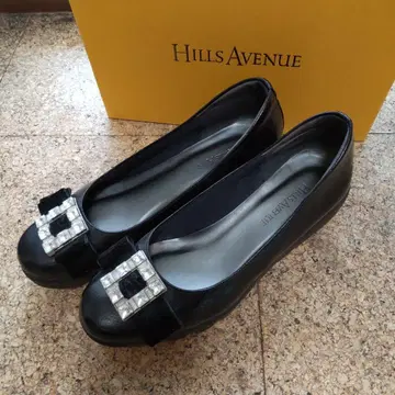 힐스 애비뉴 22.5cm 블랙 발레 슈즈