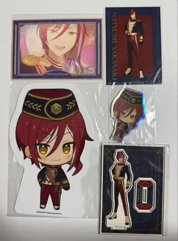 [가격 인하] 앙스타 사카사키 나츠메 오기인 애니메이트 카페 세트