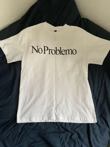 No Problemo 티셔츠 S 사이즈 화이트