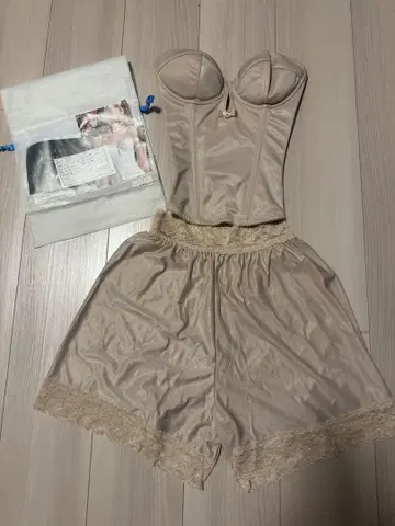 bridalbloom 브라이덜 인너 세트 비스체 & 플레어 팬츠 C65