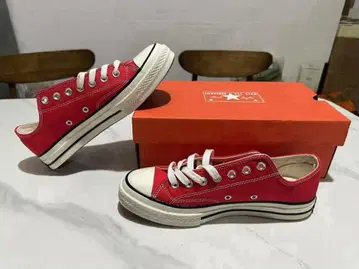 [미사용 새상품] 로우컷 레어 CT70 빨간색 ox 27.5cm