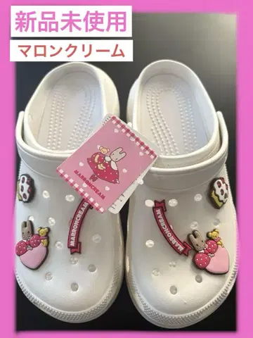 산리오 마론 크림 신품 샌들 사이즈 L 쇼와 팬시 쇼와 레트로