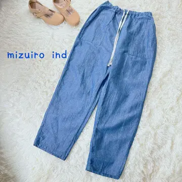 [새상품급] mizuiroind 미즈이로 인드 워크 디자인 팬츠 베이커