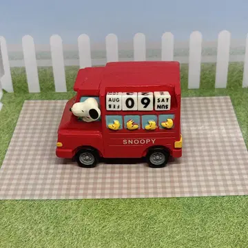 스누피 만년 달력 버스형