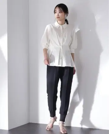 자연미 기본 디자인 허리 라인 변경 턱 디자인 셔츠