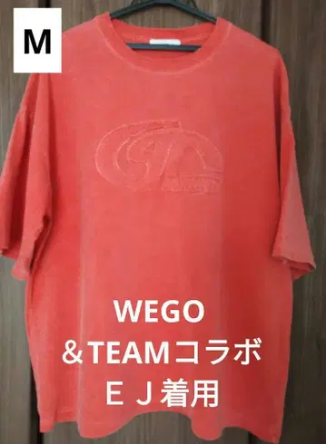 WEGO & TEAM 콜라보레이션 티셔츠 - EJ 착용 모델
