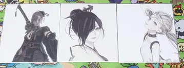니어 NieR 시리즈 미니 색지 컬렉션 D.K 아케하 피오