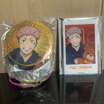 주술회전 오로라 금박 캔뱃지 아크릴 카드 스탠드 이타도리 유우지 GiGO