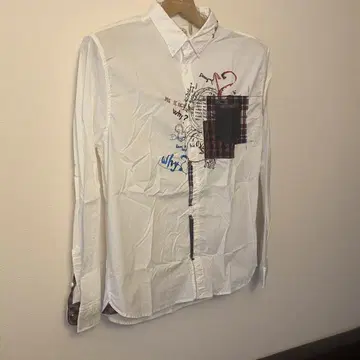 미품 Desigual 패치워크 셔츠