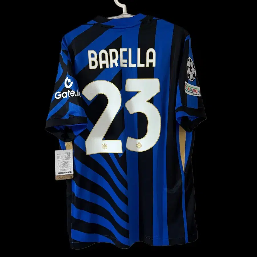 Overseas M] 24/25 Inter (Inter Milan) Home Barella Uniform on