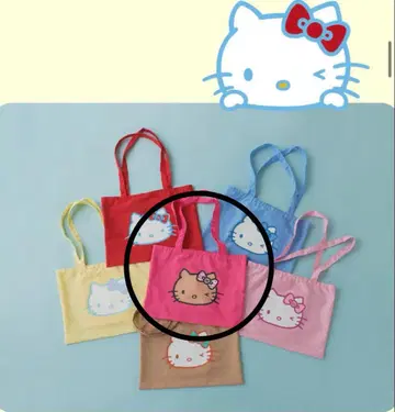 헬로키티 토트백 핑크