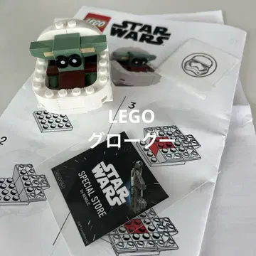 스타워즈 글루구 디즈니 한정판 레고 스티커 2장 레고