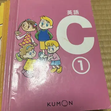 쿠몬 영어 C 교재와 E-펜 세트