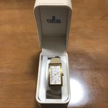 VEXCEL 골드 베이지 시계