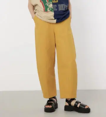 컬러 커브 팬츠