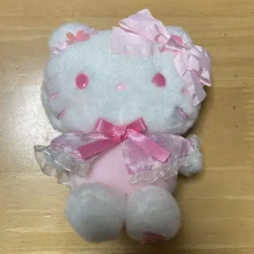 헬로키티 사쿠라 케이프 마스코트 키링