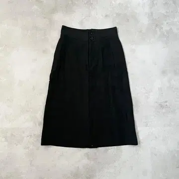 23SS 마거릿 하웰 매트 리넨 팝린 스커트