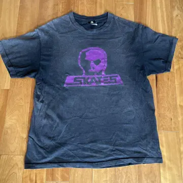 SKAULL SKATES 스컬 스케이트 T셔츠 캐나다제 블랙 XL