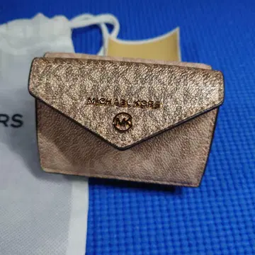 MICHAEL KORS 컴팩트 3단 폴더형 지갑 로즈 골드