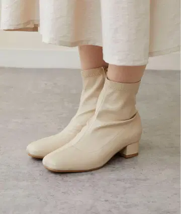 menue 3.5cm 힐 로우힐 스트레치 부츠