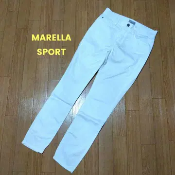 MARELLA SPORT 마렐라 화이트 스트레치 팬츠 38/M 사이즈