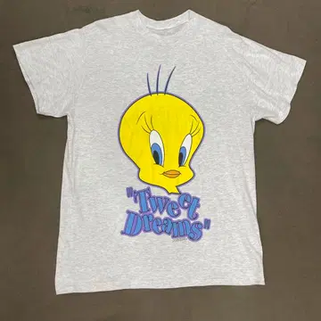 1990년대 루니 투 투이티 티셔츠 빈티지