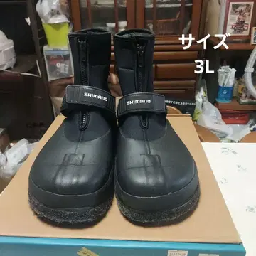 SHIMANO 은어 낚시 신발 FT-035T 블랙