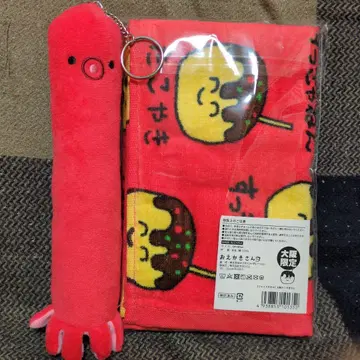 [오사카 한정] 오에카키상 타월 타코야키 문어 키링