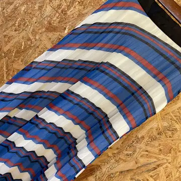 AE8680 ZARA WOMAN 롱 스커트 블루 레드 여성용