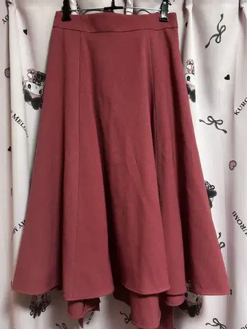 플레어 스커트 빨간색 Mystrada