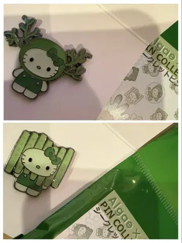 간사이 엑스포 일본관 키티 핀 배지 모 키티