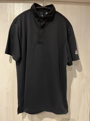 아디다스 골프 폴로 셔츠 L 블랙