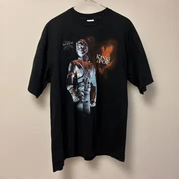 Michael Jackson HIStory 투어 티셔츠 블랙 L 상당