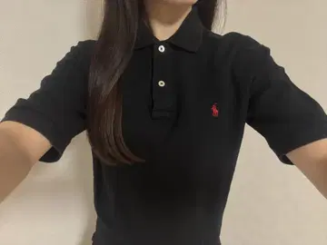 Polo by Ralph Lauren 블랙 피케 셔츠 S