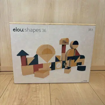 elou shapes 36 코르크 소재 블록 세트 (보너스 아이템 포함)
