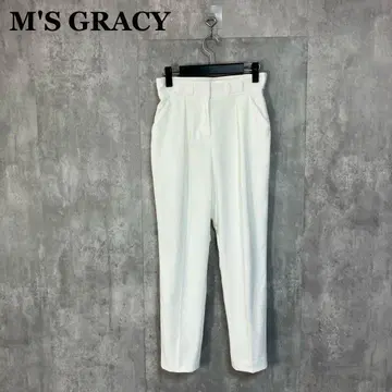M'S GRACY 일본제 마 혼방 팬츠 38